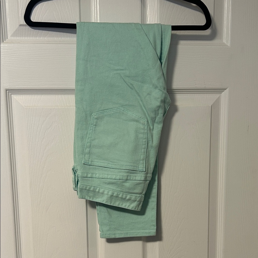 J. Crew Light Green Stretch Pants